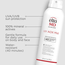 Load image into Gallery viewer, EltaMD UV AOX Mist Broad-Spectrum SPF 40